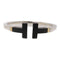 TIFFANY&CO T Bracelet Bangle Accessories 18KYG Ceramic 925 Sterling Silver