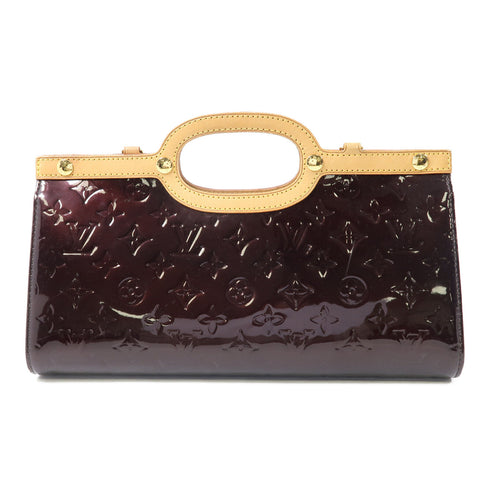 LOUIS VUITTON LV GHW Roxbury Drive 2 Way Bag M91995 Monogram Vernis Burgundy