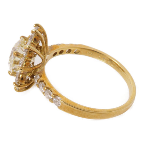 JEWELRY Diamond Ring US#6 18K Yellow Gold v1