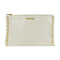 Miu Miu GHW Clutch Pouch With Handle Handbag RP0370 Calfskin Leather White
