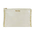 Miu Miu GHW Clutch Pouch With Handle Handbag RP0370 Calfskin Leather White