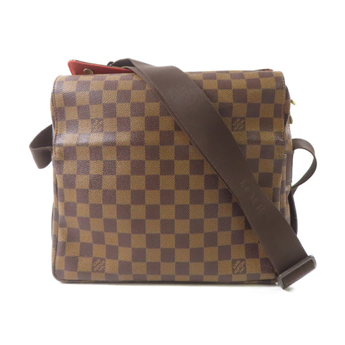 LOUIS VUITTON LV GHW Naviglio Shoulder Bag N45255 Damier Brown