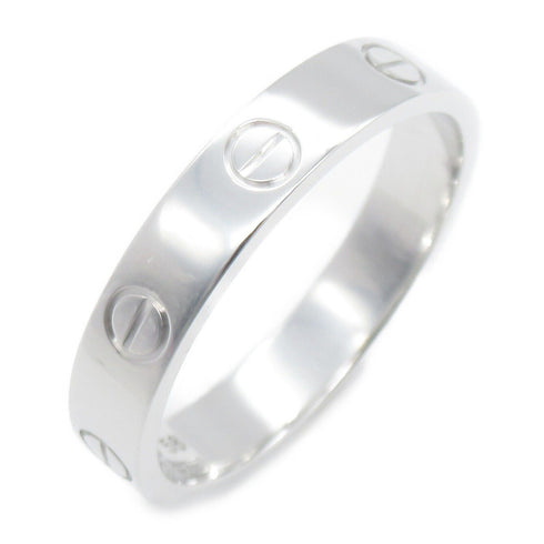 CARTIER Love Wedding Ring 18K White Gold Cartier#58 JP#17.5 US#8.25