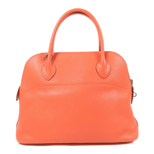 HERMES PHW Bolide 31 2 Way Shoulder Bag Taurillon Clemence Leather Rose Jaipur