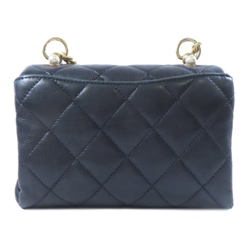 CHANEL CC GHW Chain Shoulder Bag #28781050 Lambskin Leather Black