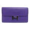HERMES PHW Constance Long Wallet Epsom Leather Ultraviolet