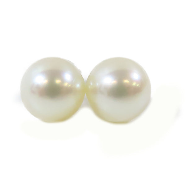FINE JEWELRY 3.3g Pearl Earrings 18K White Gold