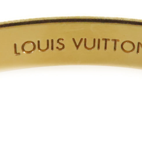 LOUIS VUITTON LV Bangle S Metal Purple Gold Tone Color