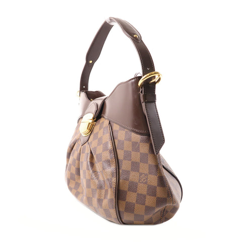 LOUIS VUITTON LV GHW Sistina MM Shoulder Bag N41541 Damier Brown