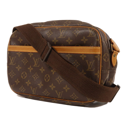 LOUIS VUITTON LV GHW Reporter PM Shoulder Bag M45254 Monogram Brown v6