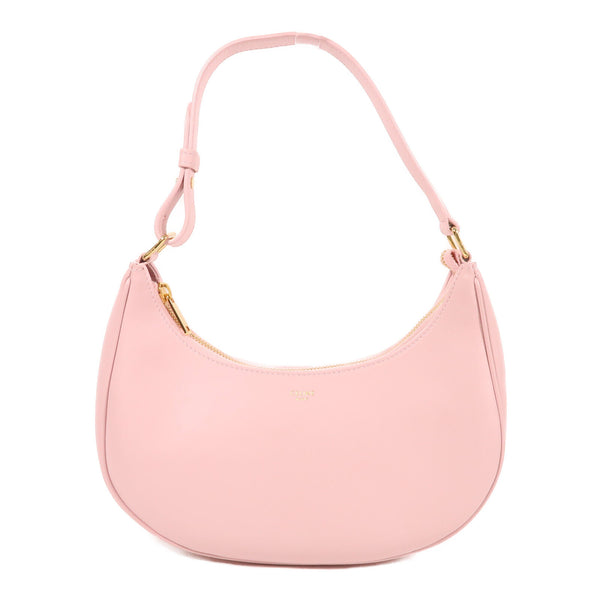 CELINE GHW Ava Shoulder Bag Leather Pink