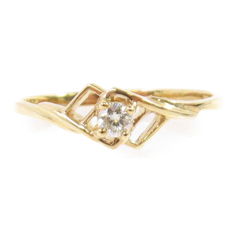 JEWELRY Diamond Ring US#7.25 18K Yellow Gold