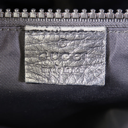 GUCCI GG Shoulder Bag 2 Way Bag 162785 Coated Canvas Black