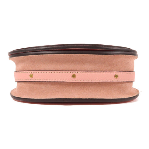 Chloe GHW Shoulder Bag Calfskin Leather Pink