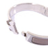 HERMES Clic H Bangle Bracelet Accessories Enamel Metal Beige