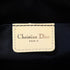 Christian Dior CD SHW Shoulder Bag Handbag Coated Canvas Bule White