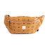MCM SHW Waist Bag Body Bag Coated Canvas Brown