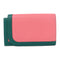 HERMES PHW Camail Long Wallet Veau Epsom Pink/Green
