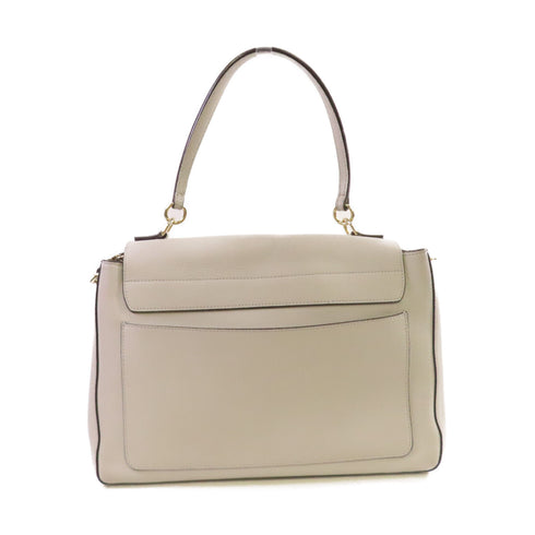 Chloe GHW Handbag Shoulder Bag Calfskin Leather Grey
