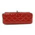 CHANEL CC GHW Classic 20 Chain Shoulder Bag Patent Leather Red