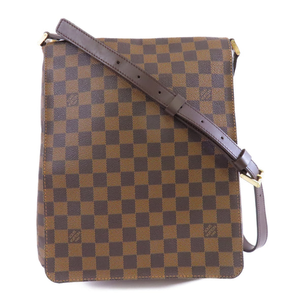 LOUIS VUITTON LV GHW Musett Shoulder Bag N51302 Damier Brown