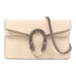 GUCCI GG SHW Dionysus Super Mini Shoulder Bag 476432 Calfskin Leather White
