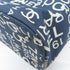 CHANEL CC SHW Vintage Vanity Case Handbag Canvas Blue