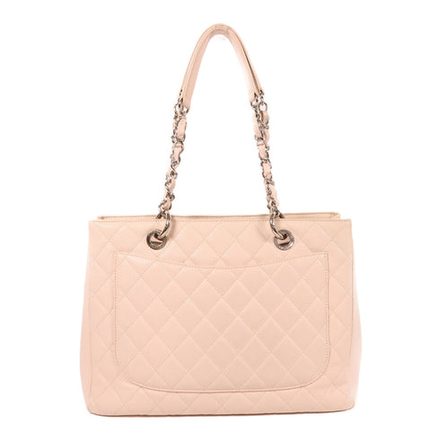 CHANEL CC SHW GST Chain Shoulder Bag Calfskin Leather Pink