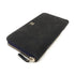 CHANEL CC SHW Zip Long Wallet Coated Canvas Navy
