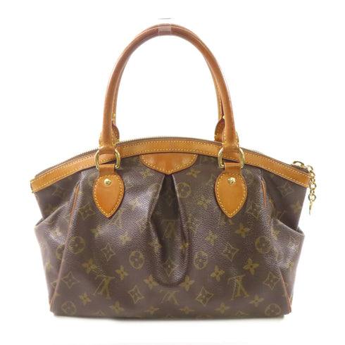 LOUIS VUITTON LV GHW Tivoli PM Shoulder Handbag M40143 Monogram Brown v1