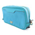 ANYA HINDMARCH GHW Clutch Bag Pouch Nylon Blue
