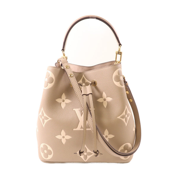 LOUIS VUITTON LV GHW Neo Noe MM 2 Way Shoulder Bag M45555 Monogram Empreinte