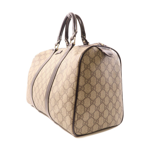 GUCCI GG GHW Boston Bag Handbag 193603 Coated Canvas Brown