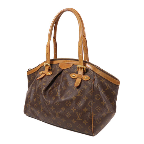 LOUIS VUITTON LV GHW Tivoli GM Shoulder Bag M40144 Monogram Brown v14