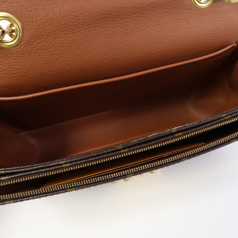 LOUIS VUITTON LV GHW Marceau Chain Shoulder Bag M46127 Monogram Brown