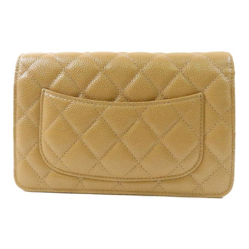 CHANEL CC SHW WOC Wallet On Chain Shoulder Bag Calfskin Leather