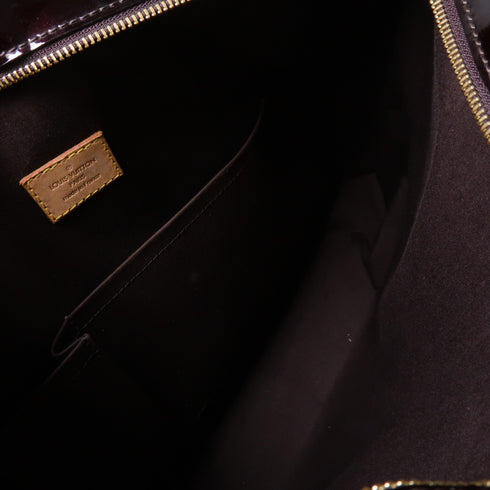 LOUIS VUITTON LV GHW Brentwood Tote Bag Handbag M91994 Vernis Winered