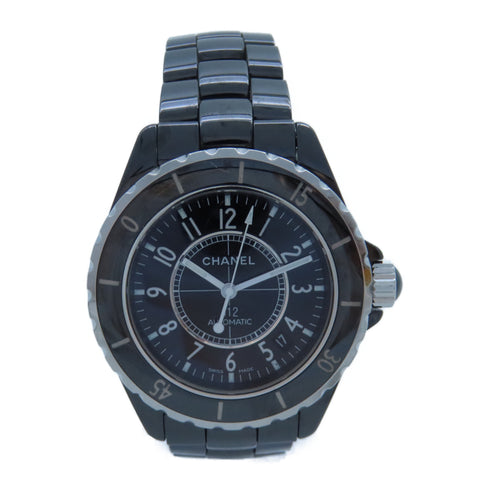 CHANEL CC J12 Watch Automatic H0685 Ceramic Black