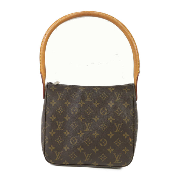 LOUIS VUITTON LV GHW Looping MM Shoulder Bag M51146 Monogram Brown v4