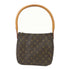 LOUIS VUITTON LV GHW Looping MM Shoulder Bag M51146 Monogram Brown v4
