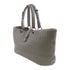 BOTTEGA VENETA BV Shoulder Bag Handbag Lambskin Leather Grey Gray