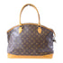 LOUIS VUITTON LV GHW Lockit Horizontal Handbag M40104 Monogram Brown v1
