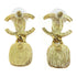 CHANEL CC Earrings Metal Gold v1