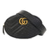 GUCCI GG GHW Waist Bag 476434 Calfskin Leather Black