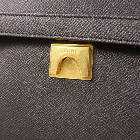 CELINE GHW Micro Belt Handbag 189153ZVA.10DC Calfskin Leather Black