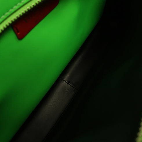 Valentino SHW Garavani VLN Waist Bag Calfskin Leather Green