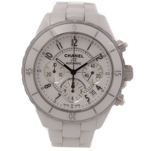 CHANEL CC J12 H1007 Automatic Watch Ceramic/Stainless Steel White