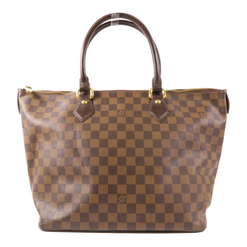 LOUIS VUITTON LV GHW Saleya MM Shoulder Tote Bag N51182 Damier