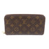 LOUIS VUITTON LV GHW Zipper Long Wallet M60017 Monogram Brown
