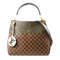 LOUIS VUITTON LV GHW Maida 2 Way Shoulder Handbag Damier/Leather Brown/Green